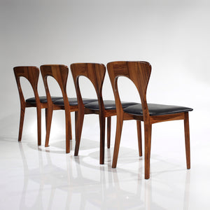 RARE Rosewood ‘Peter’ Chairs by Niels Koefoed and Rosewood Table by Rastad Relling