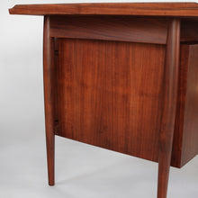 Load image into Gallery viewer, Early Edition Arne Vodder Teak w/ Cane Writing Desk