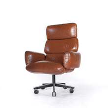 Load image into Gallery viewer, Otto Zapf for Knoll Leather Executive High Back Chair Mid Century Modern