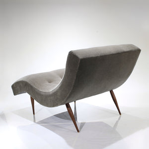 Gorgeous Adrian Pearsall Wave Chaise Lounge Chair for Craft Associates