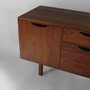 Stunning Jens Risom Petite Walnut Credenza