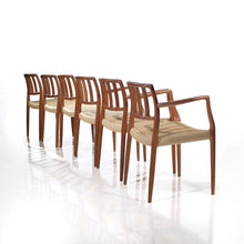 Load image into Gallery viewer, Niels Moller Teak 66 and 83 DIning Chairs