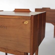 Load image into Gallery viewer, Exceptional John Keal for Brown Saltman Nightstands - A Pair