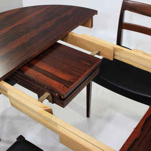 Mid Century Rosewood Dining Set by Nils Jonsson