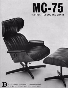 George Mulhauser MC-75 Lounge Chair and Ottoman by Plycraft