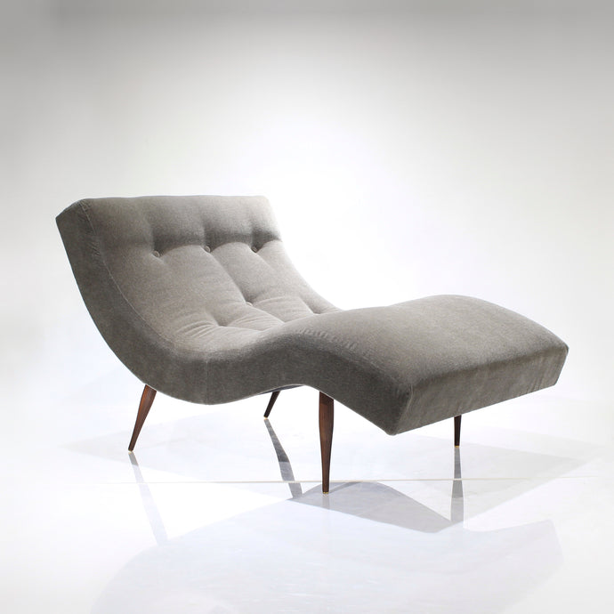 Gorgeous Adrian Pearsall Wave Chaise Lounge Chair for Craft Associates