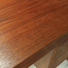 Load image into Gallery viewer, Stunning Mid-Century Danish Teak Desk with Trapezoid Base