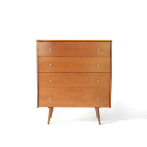 Paul McCobb Planner Group Tall Dresser by Winchendon in Solid Maple