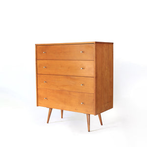 Paul McCobb Planner Group Tall Dresser by Winchendon in Solid Maple