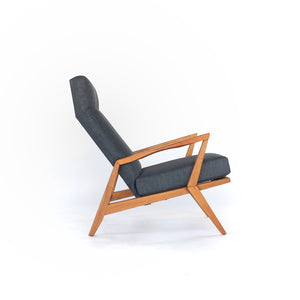 Mid Century Modern Sculptural Lounge Chair High Back