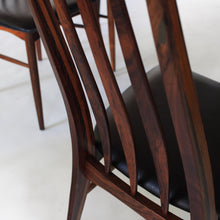 Load image into Gallery viewer, Stunning Rosewood ‘Eva’ Dining Chairs by Niels Koefoed Vintage Mid Century Danish