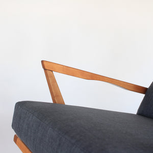 Mid Century Modern Sculptural Lounge Chair High Back